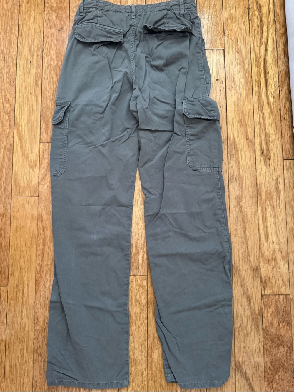Zara Olive Green Cargo Pants - Picture 4 of 4